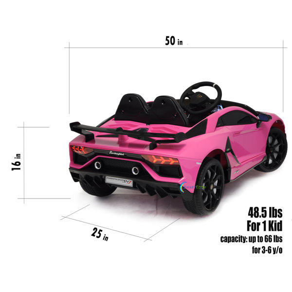 Pink lamborghini 2024 toy car